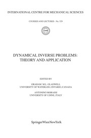 Cover of: Dynamical inverse problems: theory and application