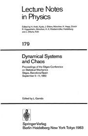 Cover of: Dynamical systems and chaos | Sitges Conference on Statistical Mechanics (1982)