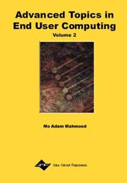 Cover of: Advanced Topics in End User Computing, Vol. 2 (Advanced Topics in End User Computing Series) | Mo Adam Mahmood