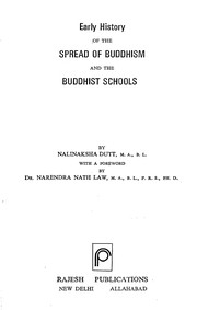 Cover of: Early history of the spread of Buddhism and the Buddhist schools