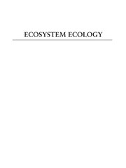 Cover of: Ecosystem ecology | Sven Erik JГёrgensen