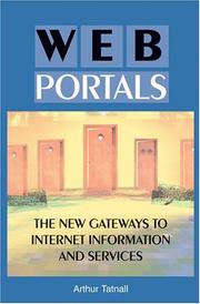 Cover of: Web Portals by Arthur Tatnall