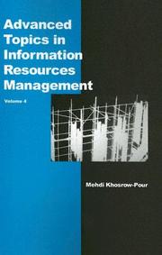 Cover of: Advanced Topics in Information Resources Management