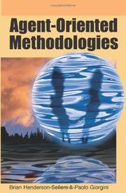 Cover of: Agent-oriented Methodologies by 