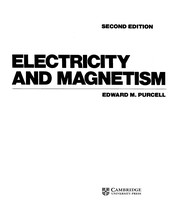 Cover of: Electricity and magnetism by Edward M. Purcell
