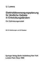 Cover of: Elektrizitätsversorgungsplanung für ländliche Gebiete in Entwicklungsländern by 