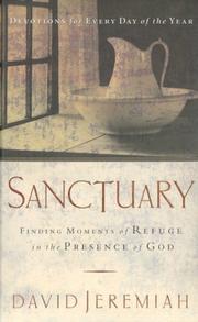 Cover of: Sanctuary: Finding Moments of Refuge in the Presence of God
