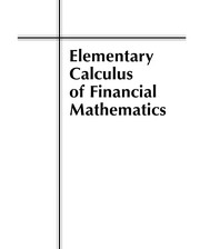 Cover of: Elementary calculus of financial mathematics | A. J. Roberts