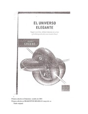 Cover of: El universo elegante: supercuerdas, dimensiones ocultas y la búsqueda de una teoría final