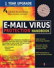 Cover of: E-mail virus protection handbook. | 