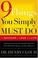 Cover of: Things You Must Simply Do to