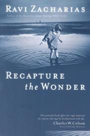 Cover of: Recapture the Wonder by Ravi K. Zacharias