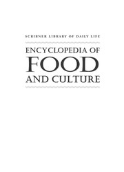 Cover of: Encyclopedia of Food and Culture