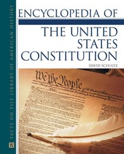 Cover of: Encyclopedia of the U.s. Constitution | David Schultz