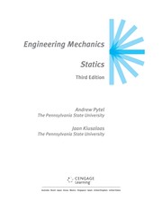 Cover of: Engineering mechanics | Andrew Pytel