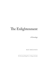 Cover of: The Enlightenment | Dan Edelstein