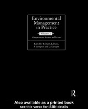 Cover of: Environmental management in practice | 