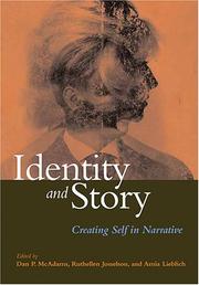 Cover of: Identity and story by Dan P. McAdams, Ruthellen Josselson, and Amia Lieblich, editors.