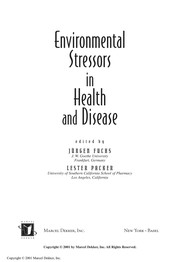 Cover of: Environmental stressors in health and disease | 