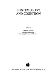 Cover of: Epistemology and Cognition | James H. Fetzer