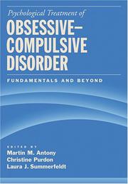 Cover of: Psychological Treatment of Obsessive-Compulsive Disorder: Fundamentals And Beyond
