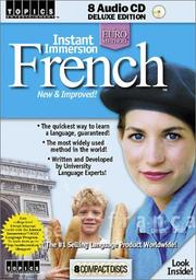 Cover of: Instant Immersion French: "New & Improved!" (Topics Entertainment-Languages (CD))