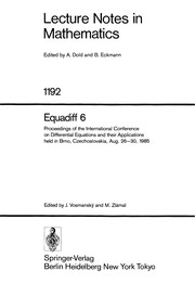 Cover of: Equadiff 6 | J. Vosmansky