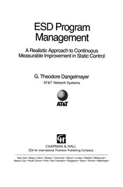 Cover of: ESD Program Management: A Realistic Approach to Continuous Measurable Improvement in Static Control