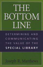 The bottom line by Joseph R. Matthews