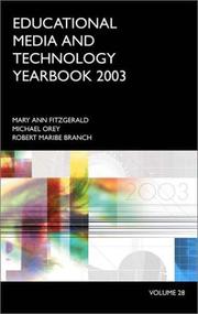 Cover of: Educational Media and Technology Yearbook 2003: by Mary Ann Fitzgerald, Michael Orey, Robert Maribe Branch, Michael Maribe Orey, Robert Branch