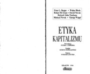 Cover of: Etyka kapitalizmu by Berger, Peter Ludwig, Ryszard Legutko