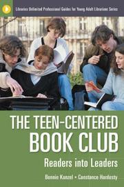 Cover of: The teen-centered book club by Bonnie Kunzel