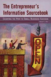 Cover of: The entrepreneur's information sourcebook: charting the path to small business success