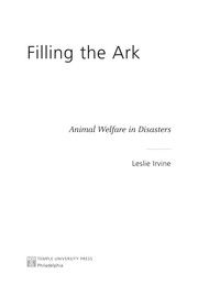Cover of: Filling the ark by Leslie Irvine