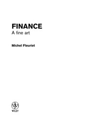 Cover of: Finance | Michel Fleuriet