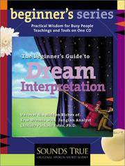 Cover of: The Beginner's Guide to Dream Interpretation (Beginner's)