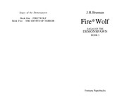 Cover of: Fire wolf by J.H. Brennan