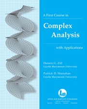 Cover of: A first course in complex analysis with applications | Dennis G. Zill