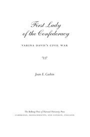 Cover of: First lady of the Confederacy by Joan E Cashin