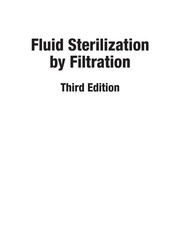 Cover of: Fluid sterilization by filtration