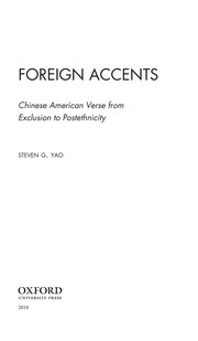 Cover of: Foreign accents | Steven G. Yao