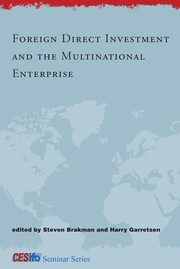 Cover of: Foreign Direct Investment and the Multinational Enterprise (CESifo Seminar Series) by 