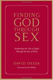 Cover of: Finding God Through Sex | David Deida