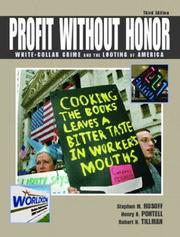 Cover of: Profit Without Honor by Stephen M. Rosoff, Henry N. Pontell, Robert Tillman