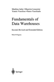 Cover of: Fundamentals of Data Warehouses by Matthias Jarke