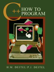 Cover of: C++ how to program by Harvey M. Deitel