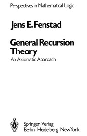 General recursion theory by J. E. Fewstad