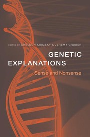 Cover of: Genetic explanations | Sheldon Krimsky