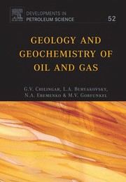 Cover of: Geology and geochemistry of oil and gas | 