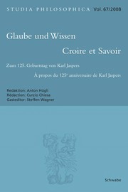 Cover of: Glaube und Wissen by Anton Hügli, Curzio Chiesa, Steffen Wagner